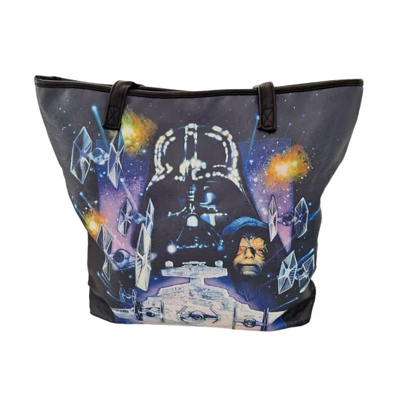 Loungefly Star Wars Space Scene Real Photo Tote Bag Purse - Picture 2 of 11